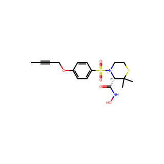 (S)-4-((4-(But-2-yn-1-yloxy)phenyl)sulfonyl)-N-hydroxy-2,2-dimethylthiomorpholine-3-carboxamide