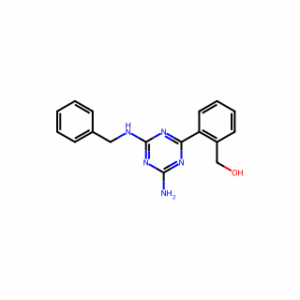 (2-(4-Amino-6-(benzylamino)-1,3,5-triazin-2-yl)phenyl)methanol