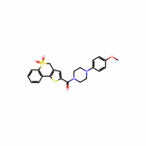 (5,5-Dioxido-4H-thieno[3,2-c]thiochromen-2-yl)(4-(4-methoxyphenyl)piperazin-1-yl)methanone