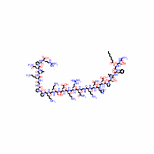 L-Arginine,glycyl-L-seryl-O-(1-oxooctyl)-L-seryl-L-phenylalanyl-L-leucyl-L-seryl-L-prolyl-L-a-glutamyl-L-histidyl-L-glutaminyl-L-lysyl-L-alanyl-L-glutaminyl-L-arginyl-L-lysyl-L-a-glutamyl-L-seryl-L-lysyl-L-lysyl-L-prolyl-L-prolyl-L-alanyl-L-lysyl-L-leucyl