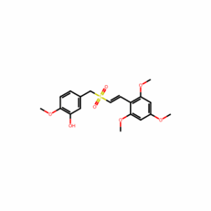 (E)-2-Methoxy-5-(((2,4,6-trimethoxystyryl)sulfonyl)methyl)phenol