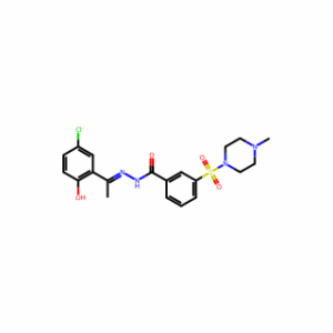 (E)-N′-(1-(5-Chloro-2-hydroxyphenyl)ethylidene)-3-((4-methylpiperazin-1-yl)sulfonyl)benzohydrazide