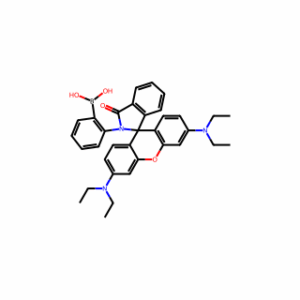 (2-(3′,6′-Bis(diethylamino)-3-oxospiro[isoindoline-1,9′-xanthen]-2-yl)phenyl)boronic acid
