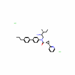 (1R,2R)-N-((2S,3S)-2-Amino-3-methylpentyl)-N-(4′-propyl-[1,1′-biphenyl]-4-yl)-2-(pyridin-2-yl)cyclopropane-1-carboxamide dihydrochloride