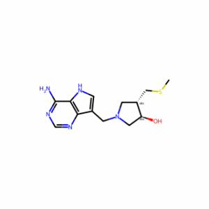 (3R,4S)-1-[(4-Amino-5H-pyrrolo[3,2-d]pyrimidin-7-yl)methyl]-4-[(methylthio)methyl]-3-pyrrolidinol