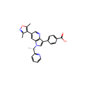 (S)-4-(6-(3,5-Dimethylisoxazol-4-yl)-1-(1-(pyridin-2-yl)ethyl)-1H-pyrrolo[3,2-b]pyridin-3-yl)benzoic acid