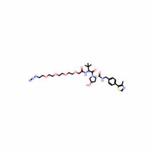 (2S,4R)-1-((S)-17-Azido-2-(tert-butyl)-4-oxo-6,9,12,15-tetraoxa-3-azaheptadecanoyl)-4-hydroxy-N-(4-(4-methylthiazol-5-yl)benzyl)pyrrolidine-2-carboxamide
