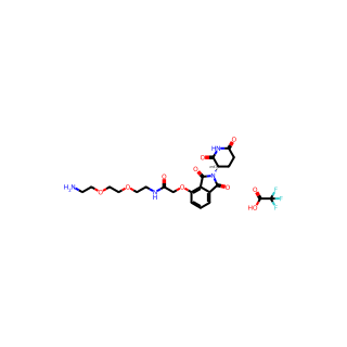Thalidomide-O-Amido-PEG2-C2-NH2 (TFA)