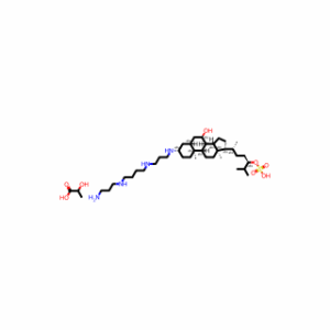 (3β,5α,7α,24R)-3-[[3-[[4-[(3-Aminopropyl)amino]butyl]amino]propyl]amino]cholestane-7,24-diol 24-(hydrogen sulfate) 2-hydroxypropanoate (1:1)