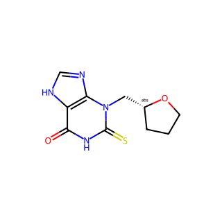 (R)-3-((Tetrahydrofuran-2-yl)methyl)-2-thioxo-1,2,3,9-tetrahydro-6H-purin-6-one
