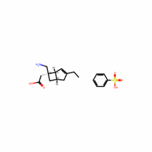(1R,5S,6S)-6-(Aminomethyl)-3-ethylbicyclo[3.2.0]hept-3-ene-6-acetic acid benzenesulfonate