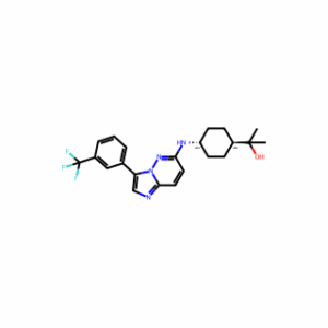 trans-α,α-Dimethyl-4-[[3-[3-(trifluoromethyl)phenyl]imidazo[1,2-b]pyridazin-6-yl]amino]cyclohexanemethanol