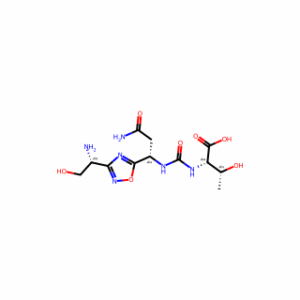 (2S,3R)-2-(3-((S)-3-Amino-1-(3-((R)-1-amino-2-hydroxyethyl)-1,2,4-oxadiazol-5-yl)-3-oxopropyl)ureido)-3-hydroxybutanoic acid