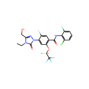 (S)-N-(2-Chloro-6-fluorophenyl)-4-(4-ethyl-3-(hydroxymethyl)-5-oxo-4,5-dihydro-1H-1,2,4-triazol-1-yl)-5-fluoro-2-((1,1,1-trifluoropropan-2-yl)oxy)benzamide