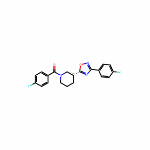 (3R)-1-(4-fluorobenzoyl)-3-[3-(4-fluorophenyl)-1,2,4-oxadiazol-5-yl]piperidine