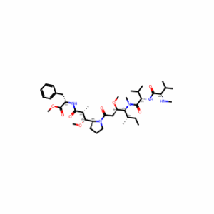 L-Phenylalanine,N-methyl-L-valyl-L-valyl-(3R,4S,5S)-3-methoxy-5-methyl-4-(methylamino)heptanoyl-(aR,bR,2S)-b-methoxy-a-methyl-2-pyrrolidinepropanoyl-,methyl ester
