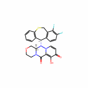 (12aR)-12-[(11S)-7,8-Difluoro-6,11-dihydrodibenzo[b,e]thiepin-11-yl]-3,4,12,12a-tetrahydro-7-hydroxy-1H-[1,4]oxazino[3,4-c]pyrido[2,1-f][1,2,4]triazine-6,8-dione