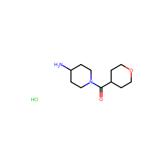 (4-Aminopiperidin-1-yl)(tetrahydro-2H-pyran-4-yl)methanone hydrochloride