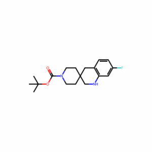tert-Butyl 7′-fluoro-2′,4′-dihydro-1′H-spiro[piperidine-4,3′-quinoline]-1-carboxylate