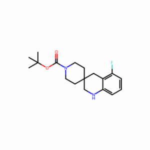tert-Butyl 5′-fluoro-2′,4′-dihydro-1′h-spiro[piperidine-4,3′-quinoline]-1-carboxylate
