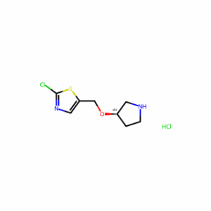 (R)-2-Chloro-5-((pyrrolidin-3-yloxy)methyl)thiazole hydrochloride