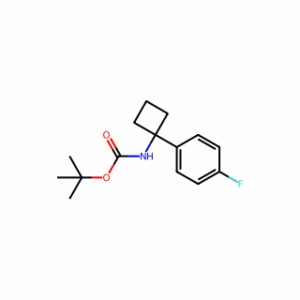 tert-Butyl (1-(4-fluorophenyl)cyclobutyl)carbamate
