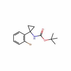 tert-Butyl N-[1-(2-bromophenyl)cyclopropyl]carbamate