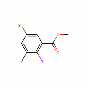 methyl 5-bromo-2-iodo-3-methylbenzoate
