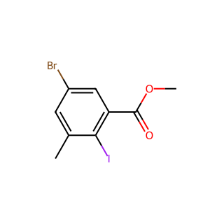 methyl 5-bromo-2-iodo-3-methylbenzoate