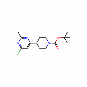 tert-Butyl 4-(6-chloro-2-methylpyrimidin-4-yl)piperidine-1-carboxylate