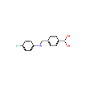 (4-(((4-fluorophenyl)amino)methyl)phenyl)boronic acid