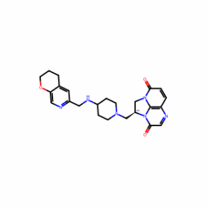 (3S)-3-({4-[({2H,3H,4H-pyrano[2,3-c]pyridin-6-yl}methyl)amino]piperidin-1-yl}methyl)-1,4,7-triazatricyclo[6.3.1.0,4,12]dodeca-6,8(12),9-triene-5,11-dione