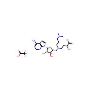 (S)-2-Amino-4-((((2R,3S,4R,5R)-5-(6-amino-9H-purin-9-yl)-3,4-dihydroxytetrahydrofuran-2-yl)methyl)(3-(dimethylamino)propyl)amino)butanoic acid 2,2,2-trifluoroacetic acid salt