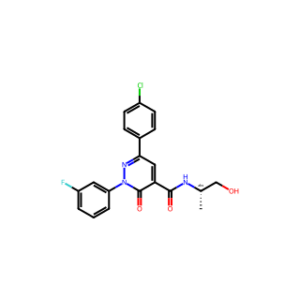 (S)-6-(4-Chlorophenyl)-2-(3-fluorophenyl)-N-(1-hydroxypropan-2-yl)-3-oxo-2,3-dihydropyridazine-4-carboxamide