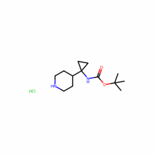 tert-butyl N-[1-(piperidin-4-yl)cyclopropyl]carbamate hydrochloride