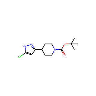 tert-Butyl 4-(5-chloro-1H-pyrazol-3-yl)piperidine-1-carboxylate