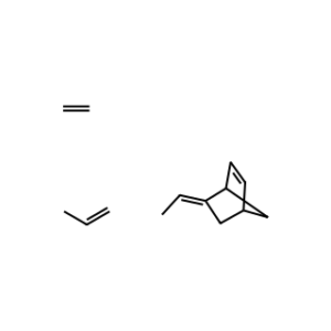 Ethylene-ethylidenenorbornene-propene copolymer