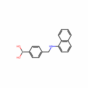 (4-((naphthalen-1-ylamino)methyl)phenyl)boronic acid