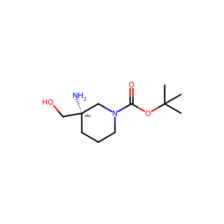 tert-butyl (3S)-3-amino-3-(hydroxymethyl)piperidine-1-carboxylate