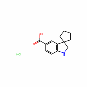 Spiro[Cyclopentane-1,3′-Indoline]-5′-Carboxylicacid Hydrochloride