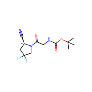 (S)-Tert-butyl (2-(2-cyano-4,4-difluoropyrrolidin-1-yl)-2-oxoethyl)carbamate