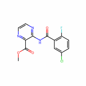 Methyl 3-(5-chloro-2-fluorobenzamido)pyrazine-2-carboxylate