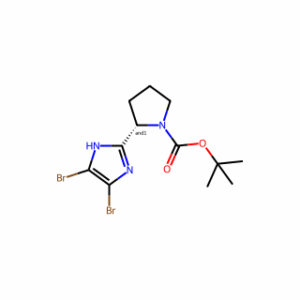 tert-Butyl 2-(4,5-dibromo-1H-imidazol-2-yl)pyrrolidine-1-carboxylate