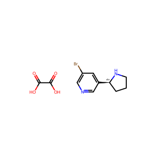 (S)-3-bromo-5-(pyrrolidin-2-yl)pyridine oxalate
