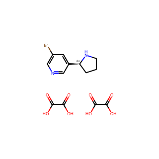 (S)-3-bromo-5-(pyrrolidin-2-yl)pyridine dioxalate