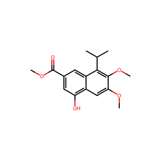 Methyl 4-hydroxy-8-isopropyl-6,7-dimethoxy-2-naphthoate