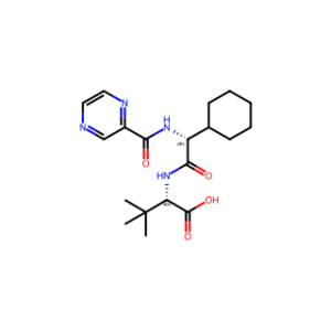 (S)-2-((R)-2-cyclohexyl-2-(pyrazine-2-carboxamido)acetamido)-3,3-dimethylbutanoic acid
