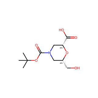 (2R,6S)-4-(tert-butoxycarbonyl)-6-(hydroxyMethyl)Morpholine-2-carboxylic acid