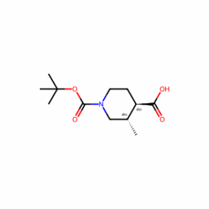 (3S,4R)-1-[(tert-butoxy)carbonyl]-3-methylpiperidine-4-carboxylic acid