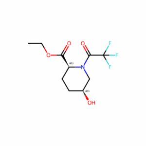 (2S,5S)-ethyl 5-hydroxy-1-(2,2,2-trifluoroacetyl)piperidine-2-carboxylate